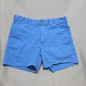 J.Crew Womens 5 Inch Inseam Chino Shorts Blue Stretch Cotton Size 31